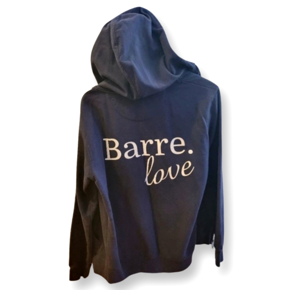 'Barre Love' Full Zip Hoodie